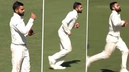 India VS Australian XI: Virat Kohli tests his bowling skills in warm up match |वनइंडिया हिंदी