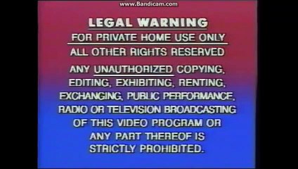 Legal Warning Screen + HBO Video Logo + Parlophone Communications