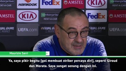 Penting Punya Dua Striker Yang Percaya Diri - Sarri