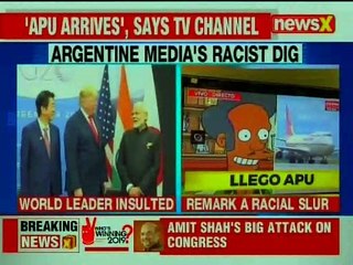 Argentine media's racist dig; calls PM Narendra Modi's arrival as 'Apu Arrival'