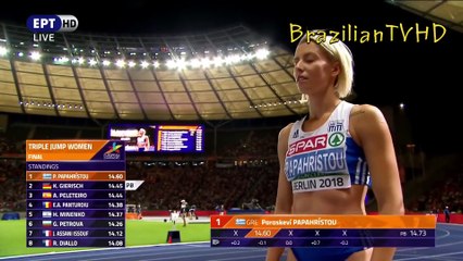 下载视频: Voula Papachristou Wins Triple Jump Gold at European Championships 2018