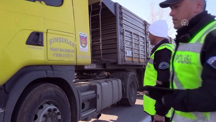 Zorunlu kış lastiği uygulaması başladı - KIRKLARELİ