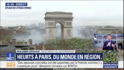 Griveaux: "Si des gilets jaunes sont menacés de mort parce qu'ils engagent le dialogue avec le gouvernement, c'est bien que quelque chose ne tourne pas rond"