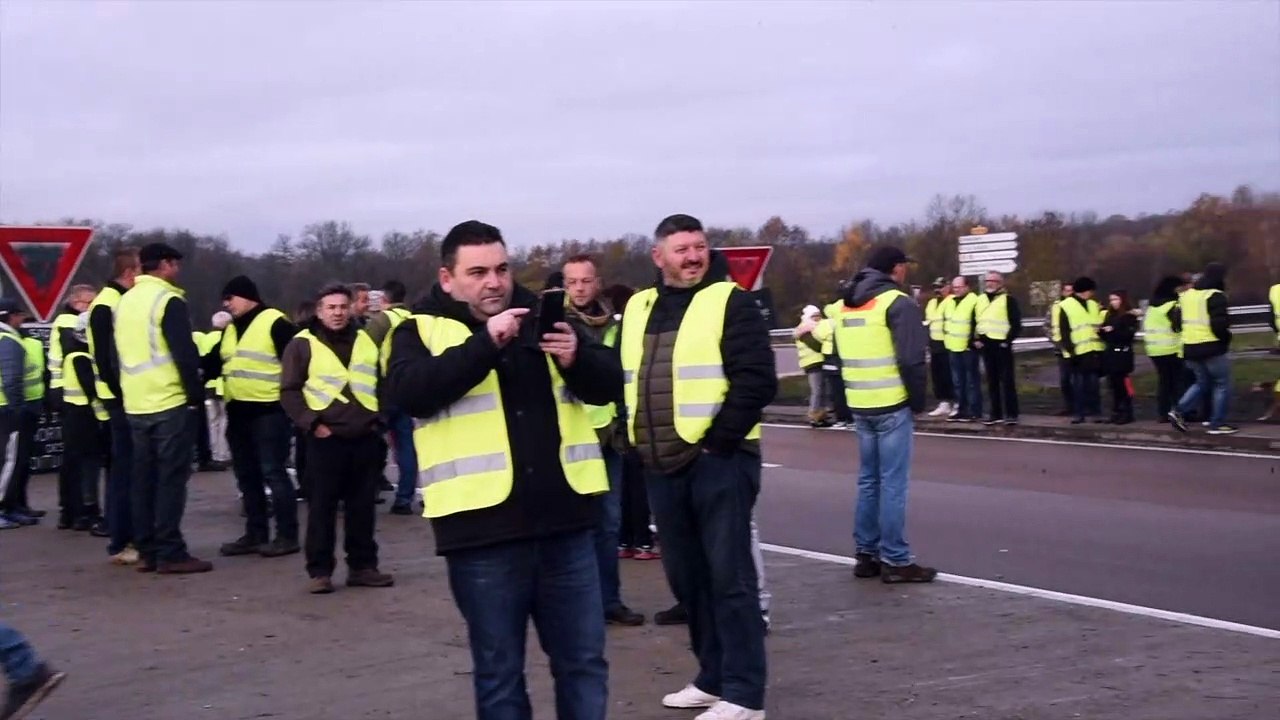Gilets Jaunes le 1er décembre à Montchanin