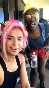 Farrah Moan and Shea Coulee in Hawaii