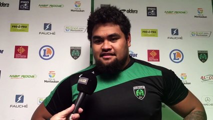 Itw Christopher Vaotoa : USM 28-23 Provence Rugby - 2018/19 - J#13