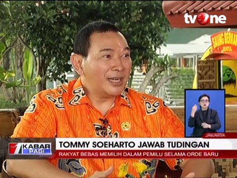 Tommy Menjawab Soal Tudingan Soeharto 'Bapak Korupsi'
