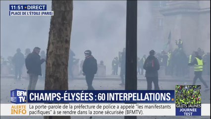 "On ne peut pas bunkériser Paris." Une porte-parole de la préfecture de police réagit aux heurts place de l'Étoile
