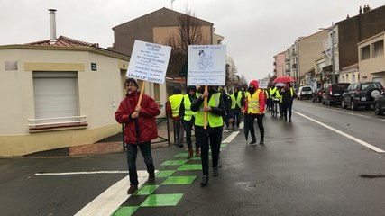 Gilets jaunes aux Sables