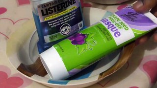 Diy LISTERINE SLIME ! How to make slime No Glue with LISTERINE without Borax