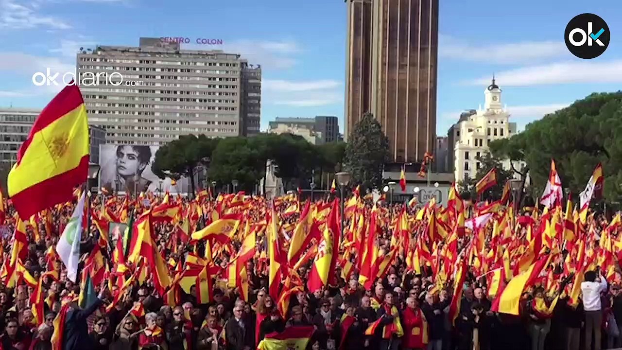 Manifestación en Madrid en defensa de las instituciones, la unidad de España y contra la impunidad de los golpistas