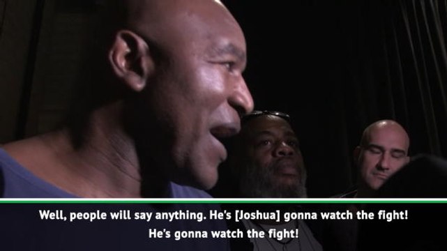 Joshua will watch the fight! - Holyfield on Wilder vs Fury
