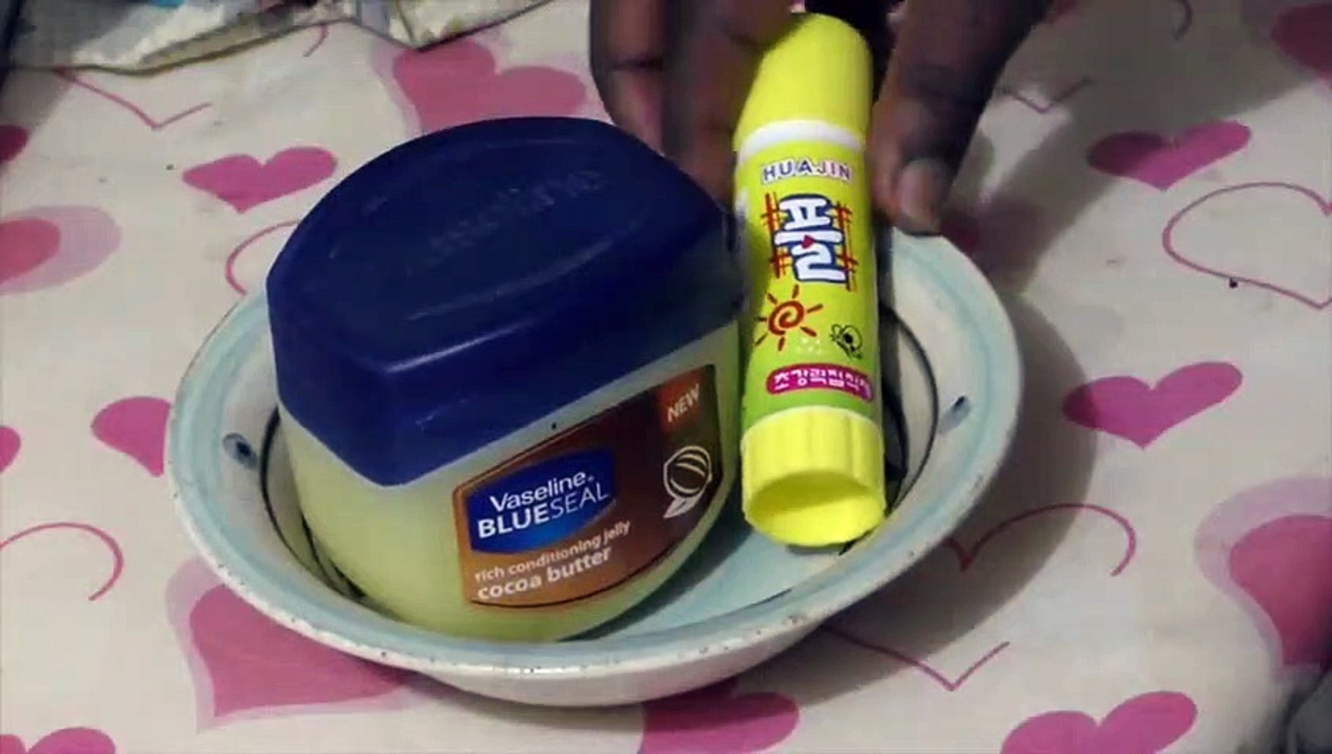 .How to make slime with vaseline and glue stick !! slime with vaseline and  glue Stick only