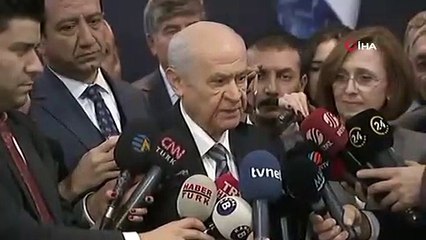 Bahçeli'den ‘Cumhur İttifakı' Açıklaması