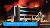 Grote brand Science Park bij Eindhoven