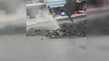 Avcılar'da Altyapı Çalışmasında Önce Doğalgaz, Ardından Bu Sorusu Delindi