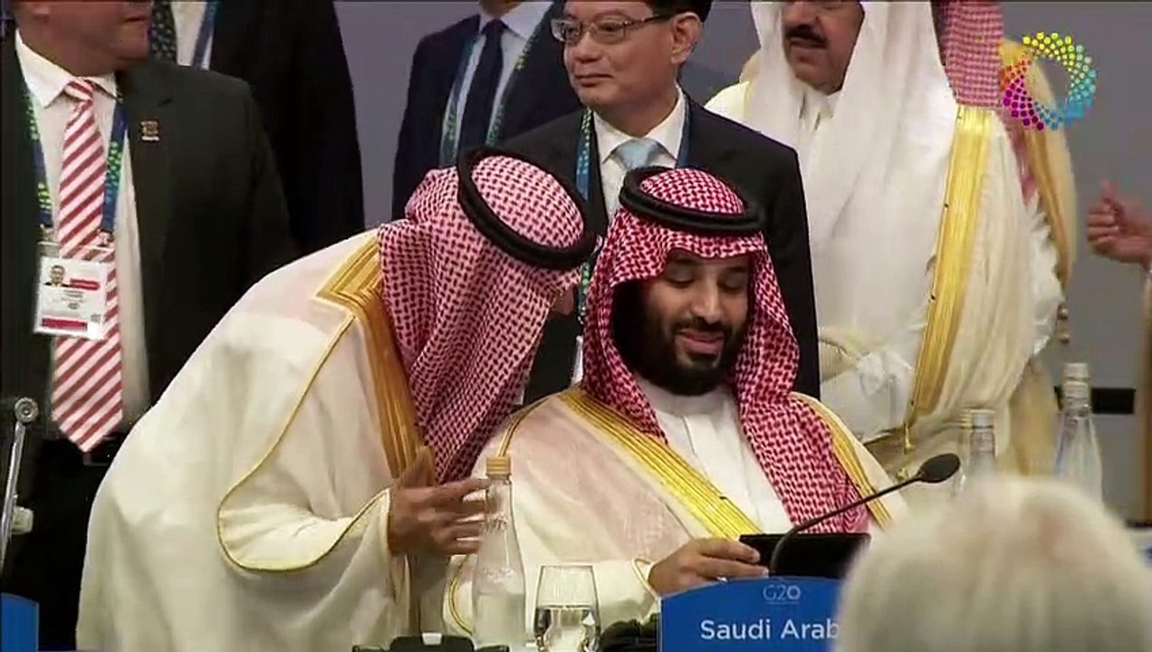 Ein herzliches Willkommen für den Kronprinzen aus Riad
