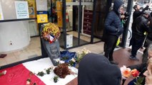 Royan : le cortège des gilets jaunes observe une minute de silence.