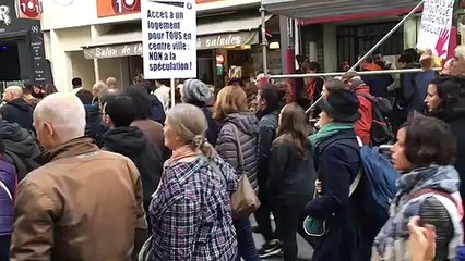 Marche contre le mal-logement à Marseille : les manifestants arrivent à la préfecture