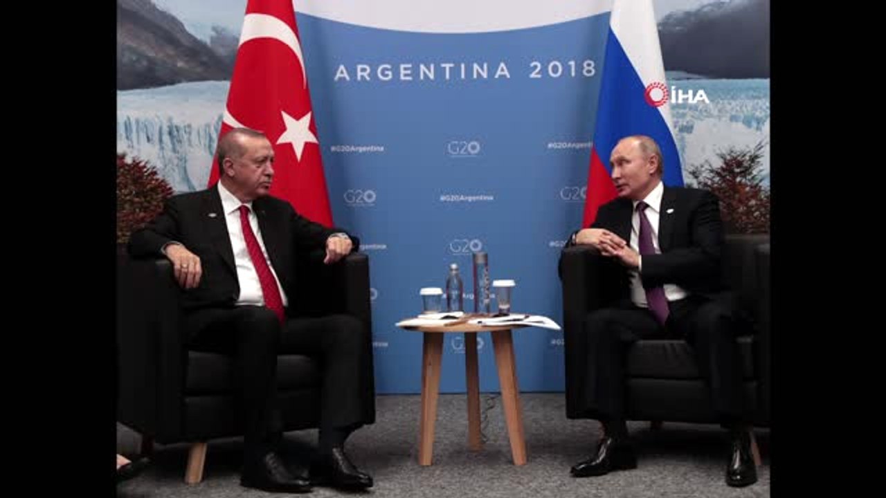 Cumhurbaşkanı Erdoğan, Rusya Devlet Başkanı Putin ile Görüştü