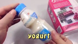 Ice Cream DIY Milk Yogurt How To Make Learn Colors Slime Surprise Eggs Toys