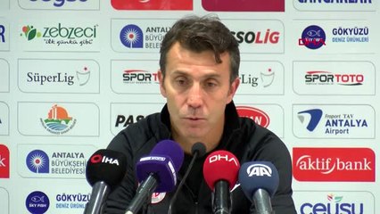 Spor Antalyaspor - Göztepe Maçının Ardından