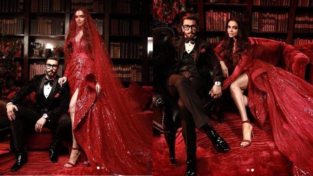 Deepika Ranveer Reception: DeepVeer's FIRST Look from Mumbai Reception | FilmiBeat