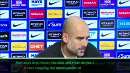 كرة قدم: الدوري الإنكليزي: قوانين الانتقالات الجديدة مضرّة للاعبين الشباب - غوارديولا