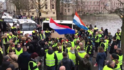 'Sarı yelekliler'in protestosu Hollanda'ya sıçradı - LAHEY