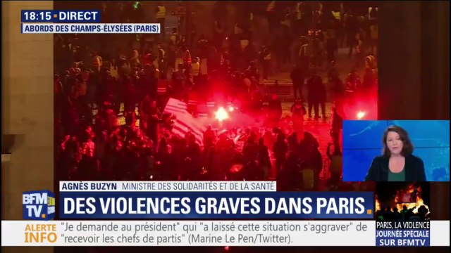 Violences à Paris: Agnès Buzyn s'énerve contre l'attitude des partis qui n'ont rien fait de courageux