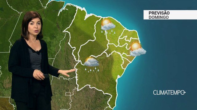 Previsão Nordeste – Risco de chuva forte aumenta