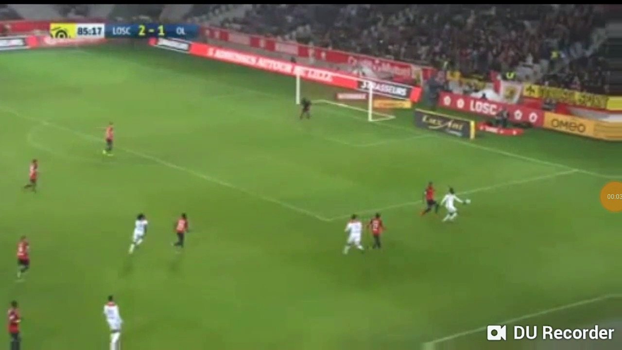Dembele super goal Lille vs Lyon 2-2