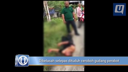 Dibelasah selepas dituduh ceroboh gudang perabot