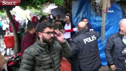 Mersin Adliyesi önünde bıçaklı kavga