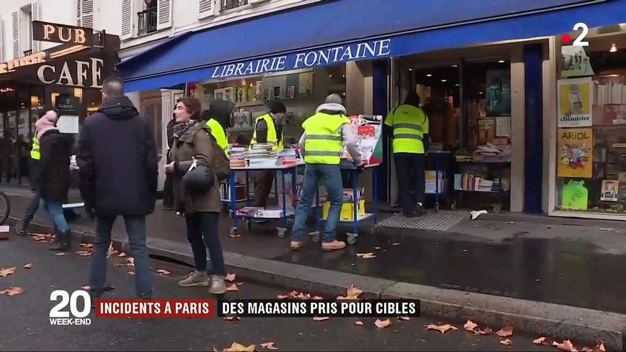 "Gilets jaunes" : incendies et pillages dans Paris