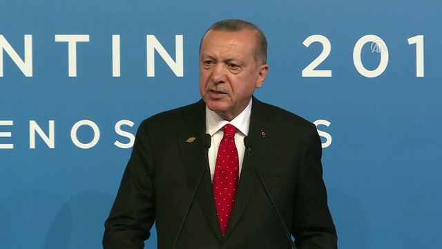 Erdoğan: 'Hadiseden haberdar olduğumuz andan itibaren, Kaşıkçı cinayetini aydınlatmak için tüm imkanlarımızı seferber ettik' - BUENOS AIRES
