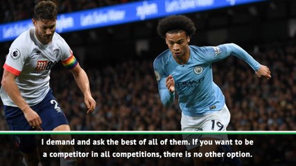Guardiola challenges Sane to replicate 'incredible' performance