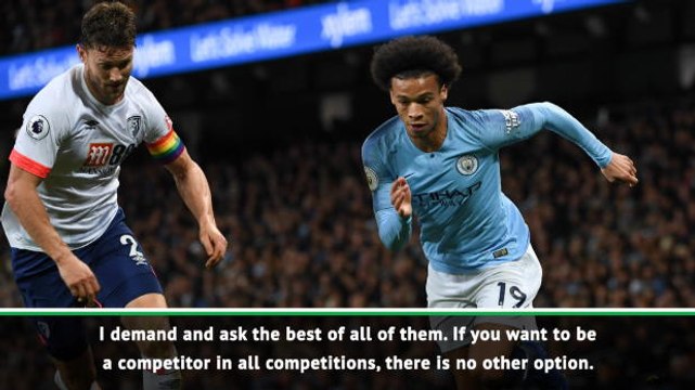 Guardiola challenges Sane to replicate 'incredible' performance