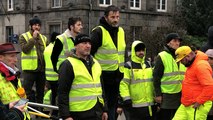 Brest. L’émouvante minute de silence des gilets jaunes