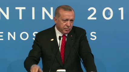 Erdoğan: 'Türkiye'ye kimse, Ermenilere karşı soykırım uygulamıştır diyemez' - BUENOS AIRES