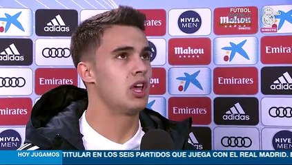 Sergio Reguilón: "Es una pasada como ahora vamos todos a una"