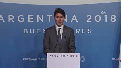 Download Video: G20 Liderler Zirvesi Sona Erdi - Kanada Başbakanı Trudeau - Buenos