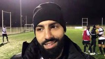 N3 (11ème journée) – Hamza CHAIB réagit après la victoire d’AIN SUD FOOT contre le FC LIMONEST-SAINT-DIDIER