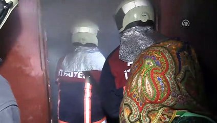 Başkentte müstakil evin kömürlüğünde yangın - ANKARA