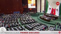 Mejores momentos del discurso de AMLO en San Lázaro