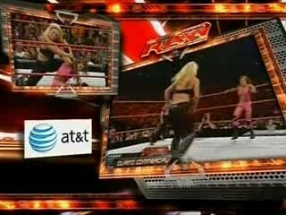 Raw 24-09-2007 - Jeff Hardy & Candice Michelle vs Shelton Be