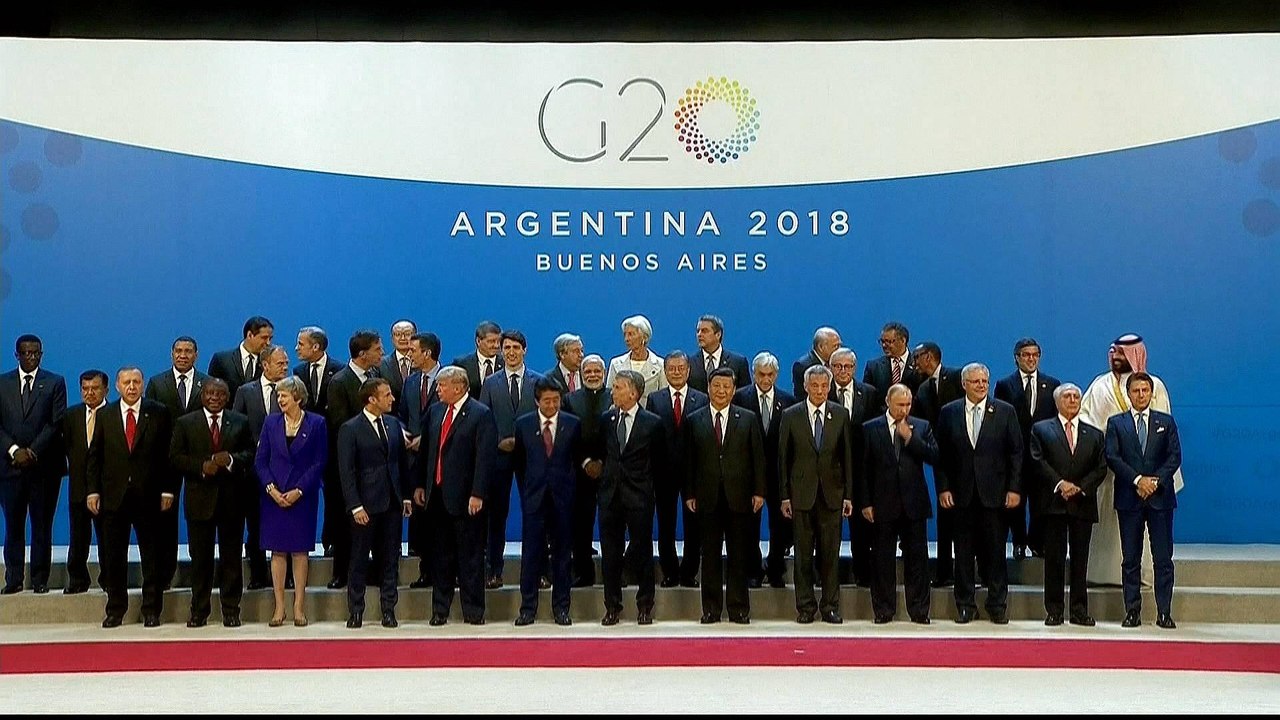 Trump diverges with G20 partners on climate change, protectionism