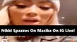 Miss Nikki Baby re-ignited #LHHH feud with Masika, after Masika shaded her in an IG Story Q&A, clowning Masika for never being claimed by Mally Mall and questioning if Fetty Wap is even really her baby daddy