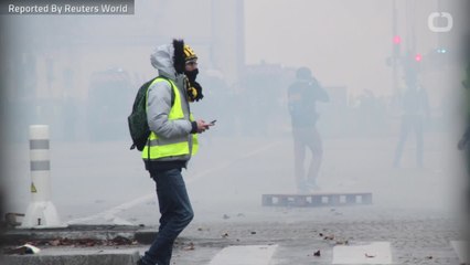 Protests Escalate, Turning Streets Of Paris Into A Battle Zone