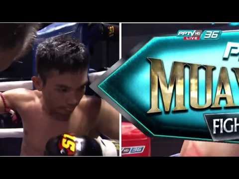 แซมซั่น ส.สมโภชน์ยิมส์ Vs พลังชน ขวัญใจศรีโคตร (ลาว) | PPTV Muay Thai Fight Night | 9 กรกฎาคม 2559